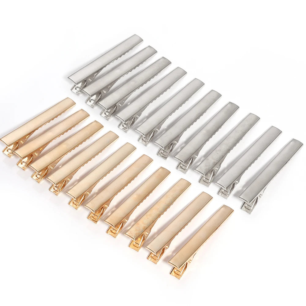 Pince à cheveux en métal pour la fabrication de bijoux, épingle à cheveux, 20 à 50 pièces