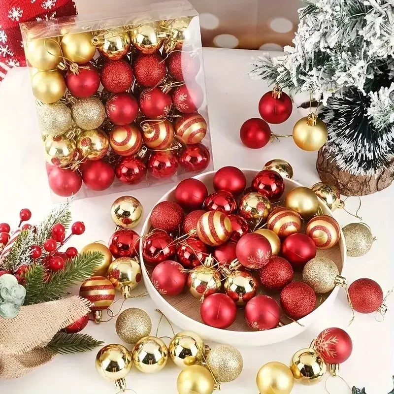 50 pièces boule de Noël arbre