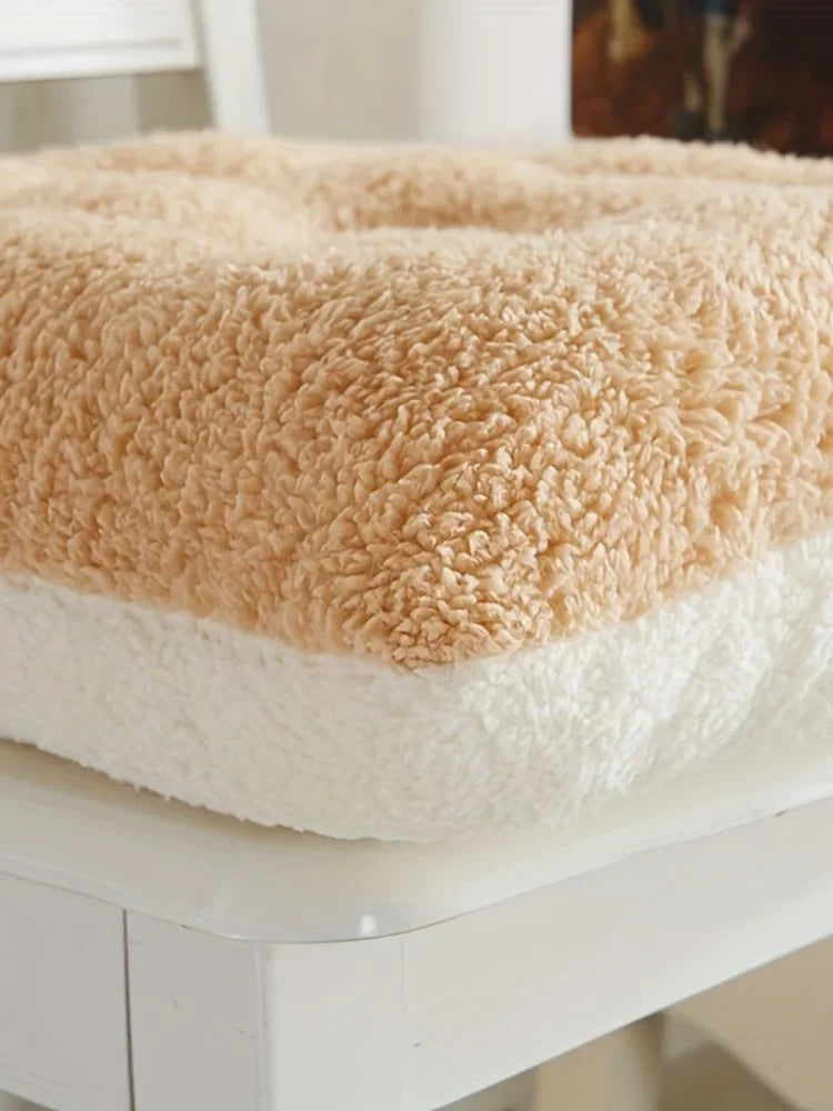 Coussin de chaise d'hiver ultra-doux