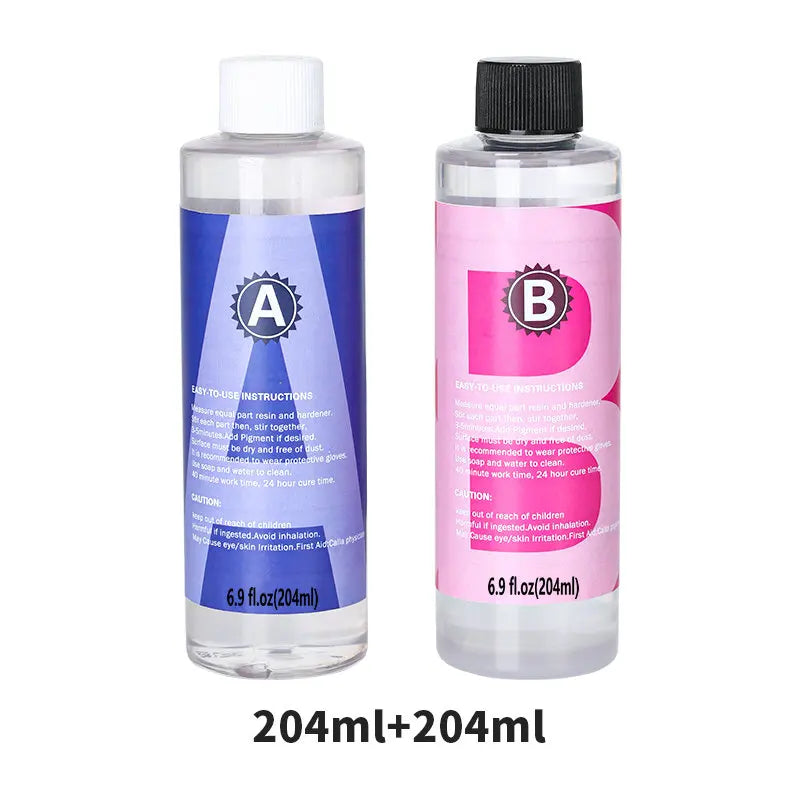 Kit de résine époxy transparente 1:1, haute brillance et bulles, fournitures d'art gratuites pour revêtement et moulage, fabrication de bijoux artisanaux à faire soi-même