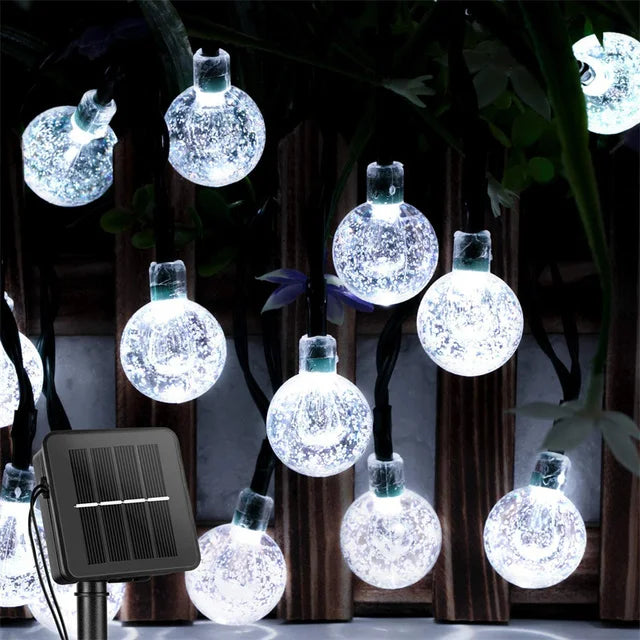 Guirxiété Lumineuse Solaire en Clip pour Décoration Extérieure, 200 LED, Étanche, Feston, Lumière Dégradée, Jardin, Noël