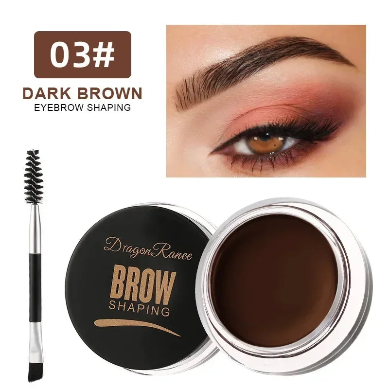 Eyeliner mat crème à sourcils Gel imperméable longue durée contour marron noir crème à sourcils crème à sourcils sauvages correcteur