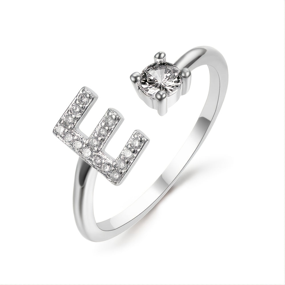 Bagues Alphabet AZ à la mode chaude, bagues initiales, bagues d'amour de mariage, mariées…